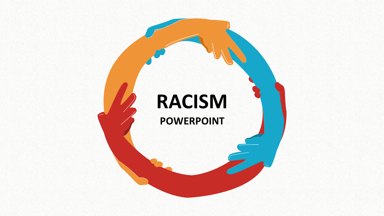 Attractive Racism PowerPoint Template Free Slide Design